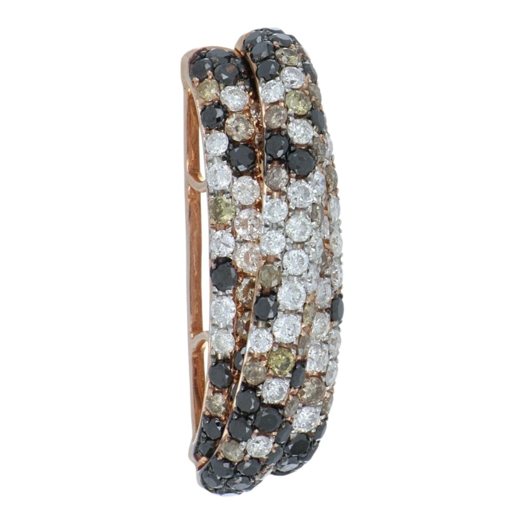 Brown Diamond Pendant (Brown Diamond 0.58 cts. White Diamond 0.67 cts. Black Diamond 0.88 cts.)
