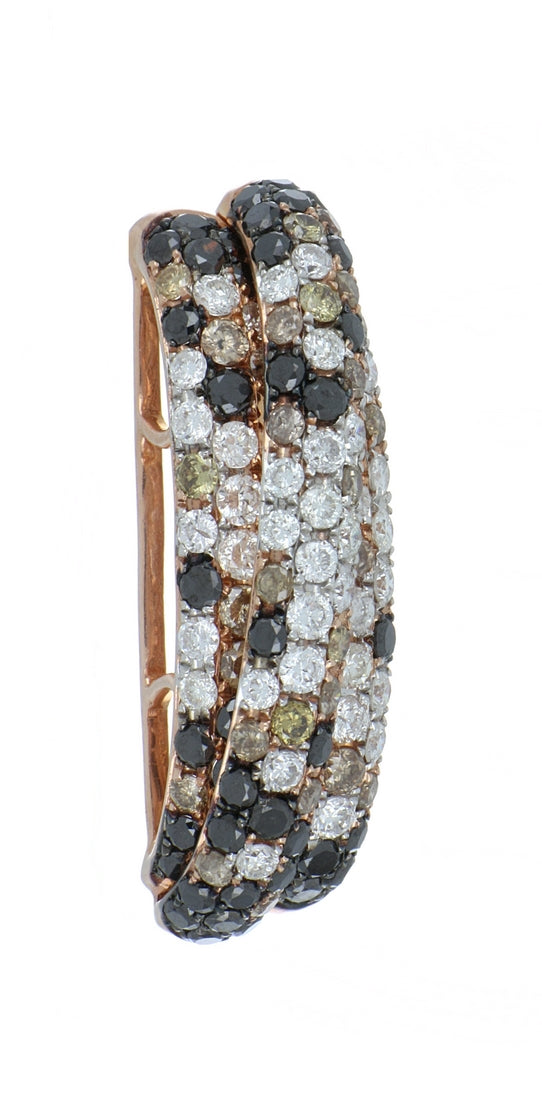 Brown Diamond Pendant (Brown Diamond 0.58 cts. White Diamond 0.67 cts. Black Diamond 0.88 cts.)
