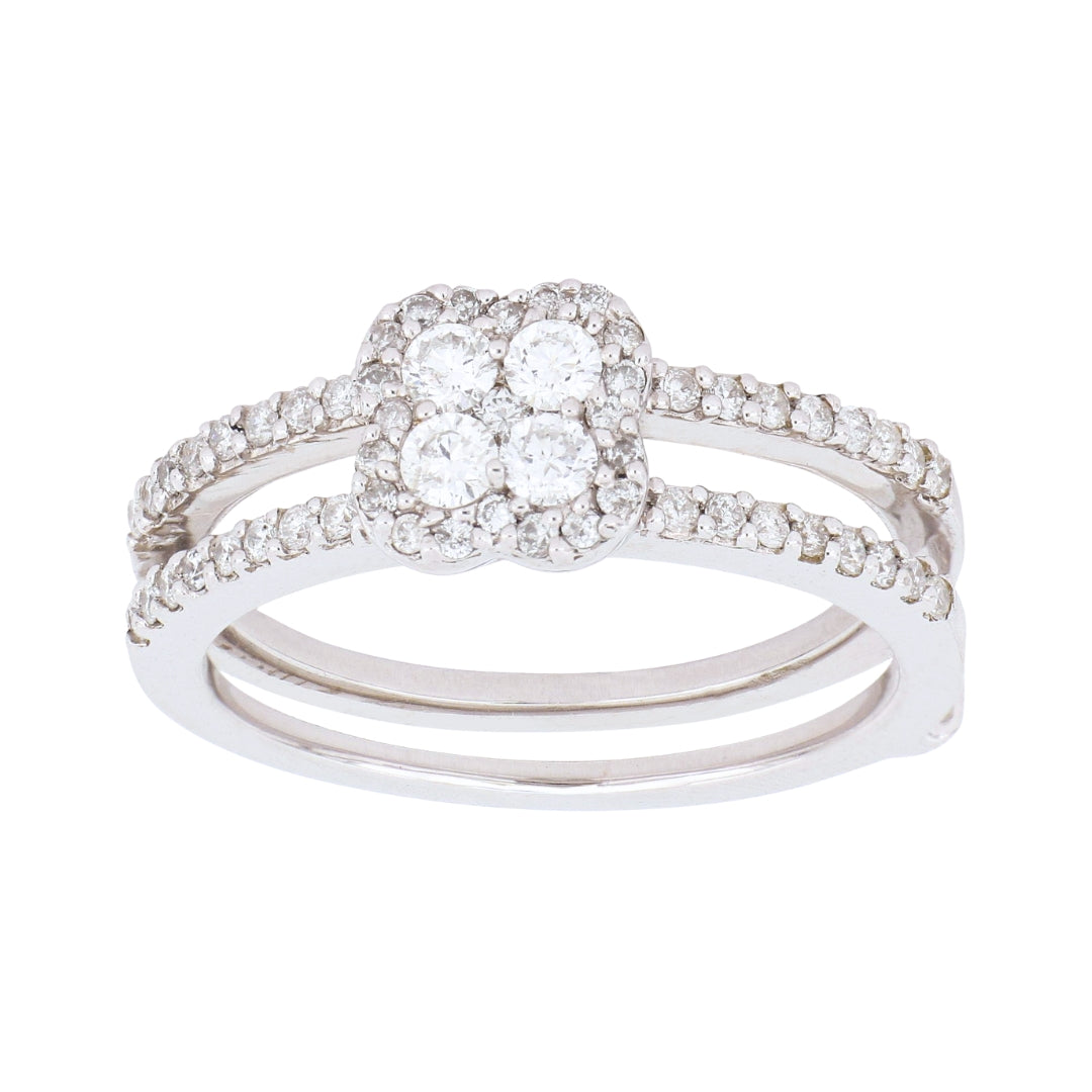 White Diamond Ring (White Diamond 0.59 cts. White Diamond)