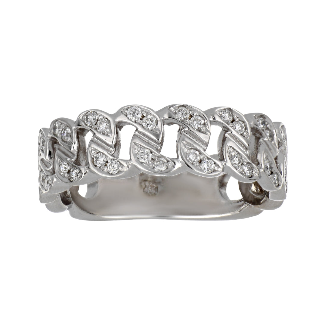 White Diamond Men's Ring (White Diamond 0.67 cts.)