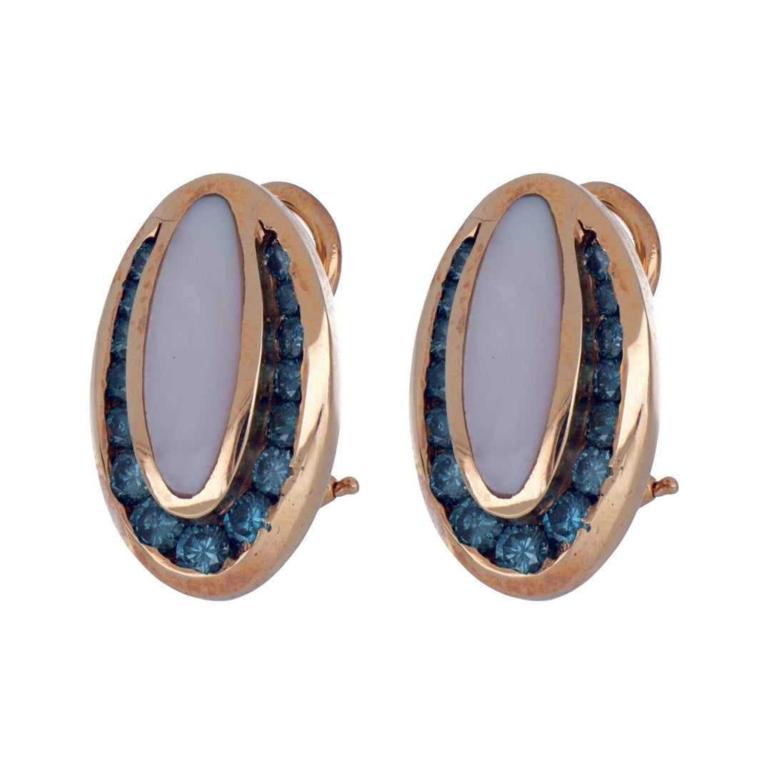 Pink Mother of Pearl Earrings