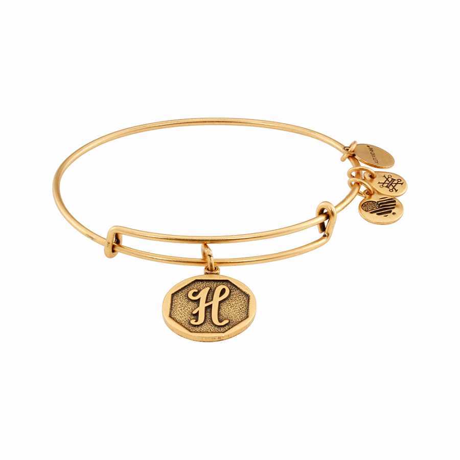 Buy ALEX AND ANI Initial "H" Expandable Wire Bangle Bracelet at Kay's Fine Jewelry