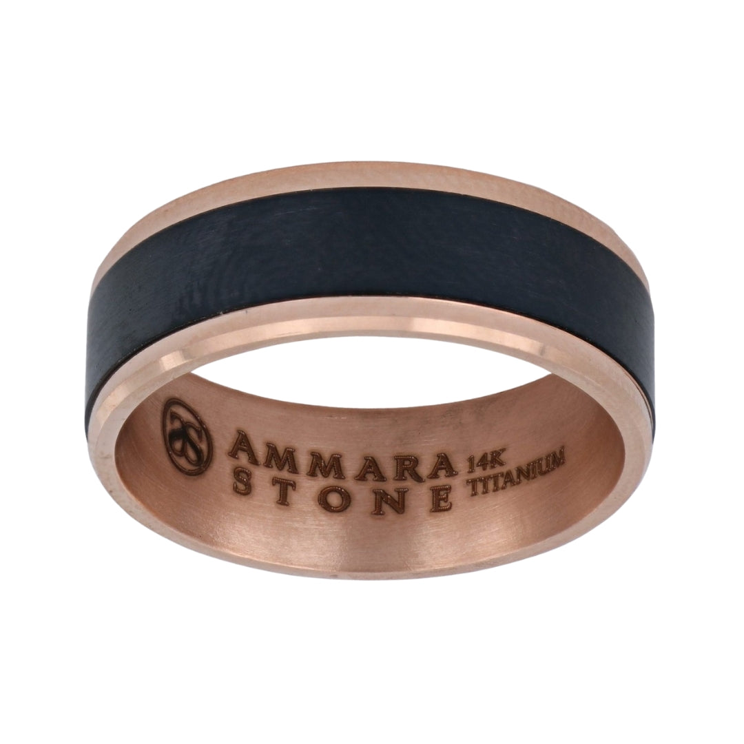 Black Titanium Men's Ring