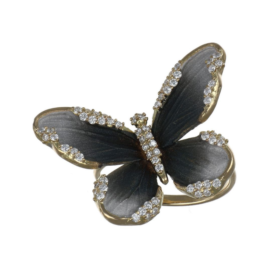 White Diamond Butterfly Ring (White Diamond 0.45 cts.) – Kay's