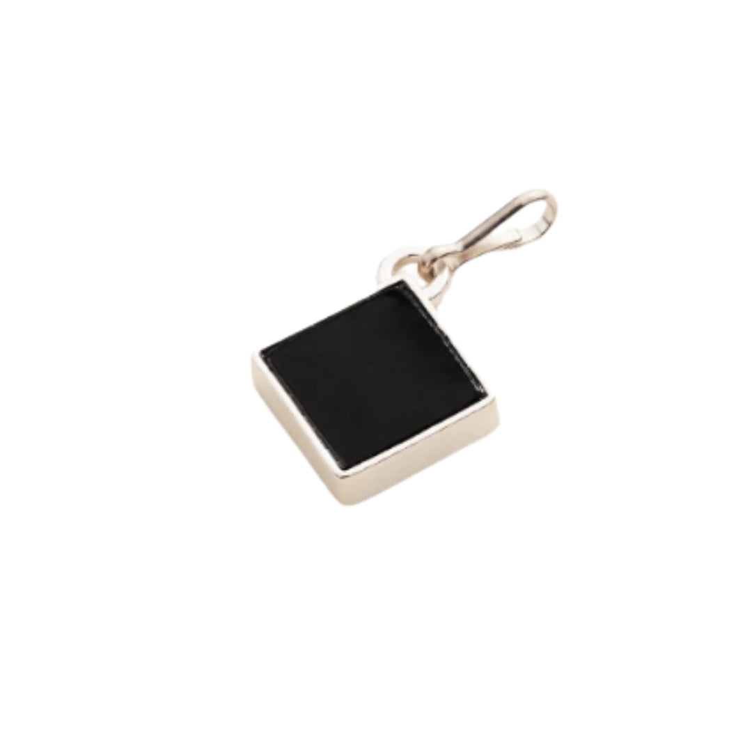 ALEX AND ANI Onyx Gemstone Necklace Charm