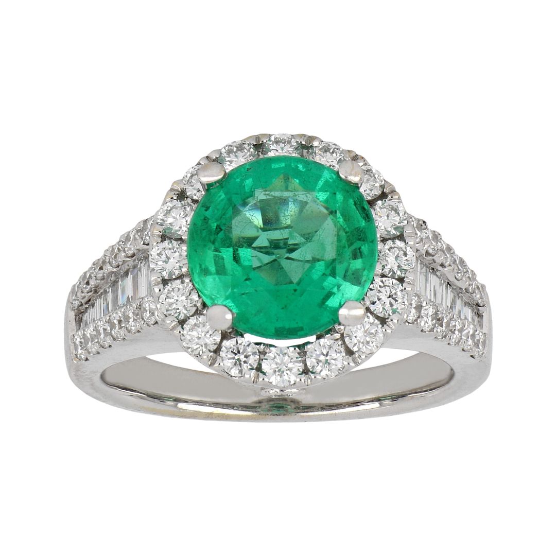 Buy Emerald Ring (Emerald 2.51 cts. White Diamond 1.17 cts. White Diamond Included cts.) at Kay's Fine Jewelry