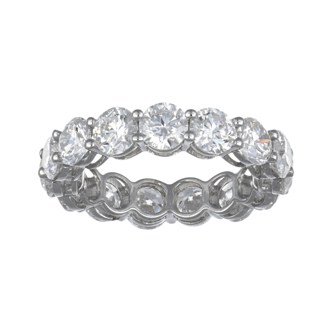 White Diamond Ring (Lab Grown White Diamond 6.11 cts.)