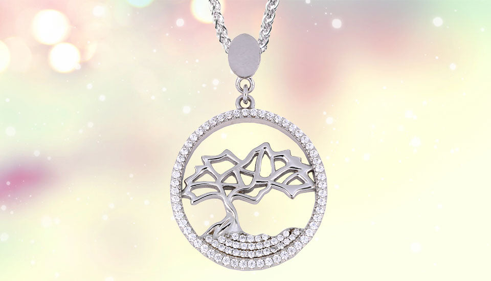 Divi Tree Circle Pendant