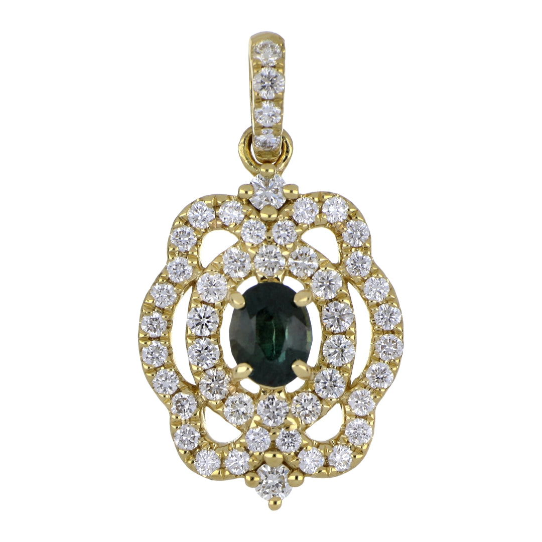 Buy Alexandrite Pendant (Alexandrite 0.36 cts. Round White Diamond 0.45 cts.) at Kay's Fine Jewelry
