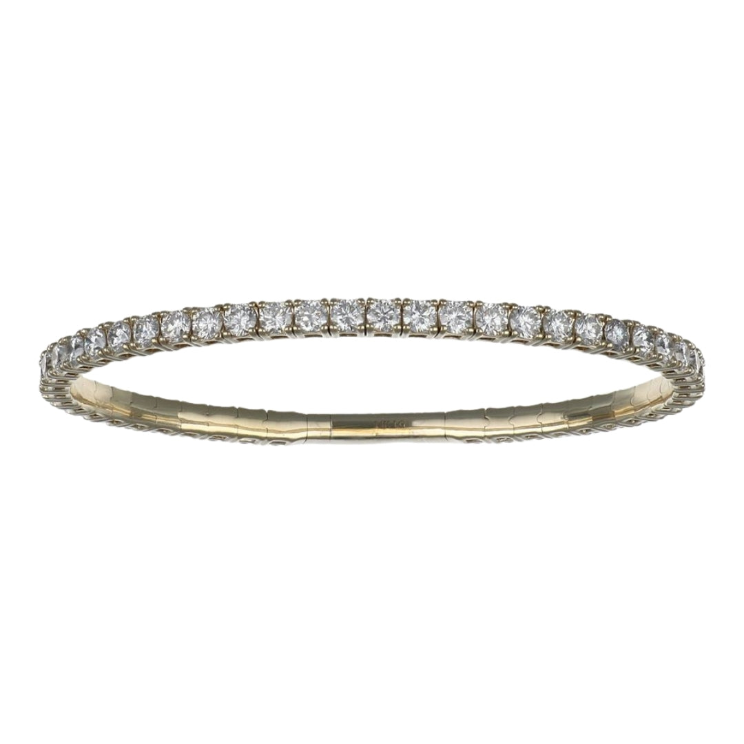 White Diamond Flexi Bangle (Lab Grown White Diamond 6.15 cts.)
