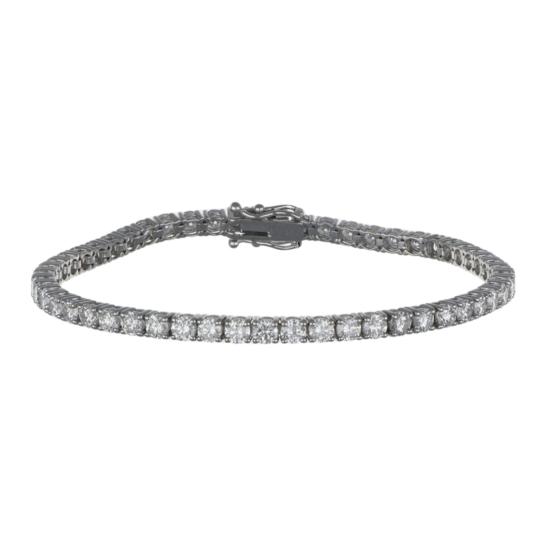 White Diamond Tennis Bracelet (Lab Grown White Diamond 6.45 cts.)