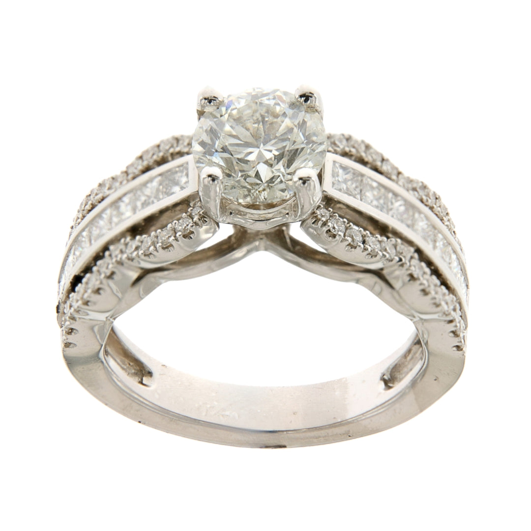 Buy White Diamond Ring (White Diamond 1.57 cts. White Diamond 0.58 cts. White Diamond 0.3 cts.) at Kay's Fine Jewelry