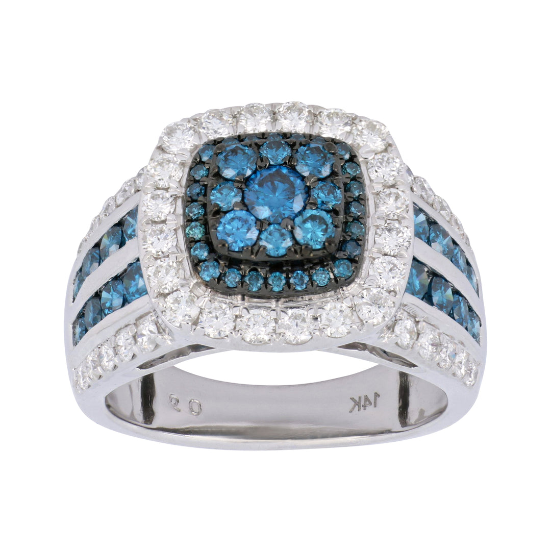 Buy Blue Diamond Ring (Blue Diamond 1.09 cts. White Diamond 0.83 cts.) at Kay's Fine Jewelry