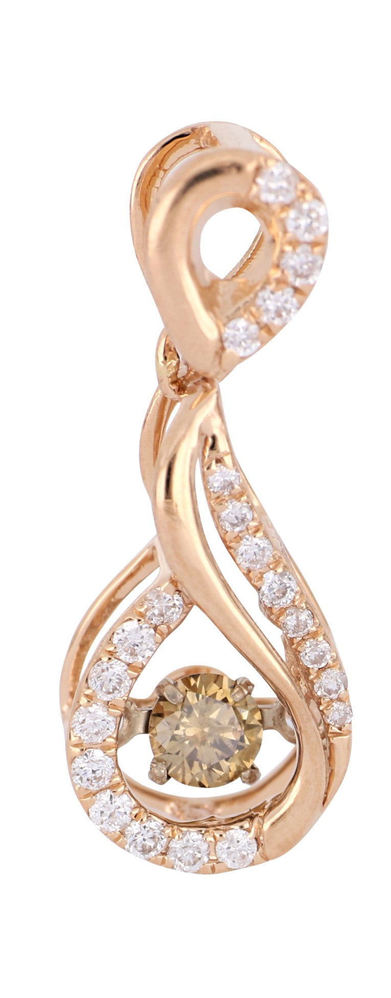 Buy Brown Diamond Ladies Pendant (Brown Diamond 0.12 cts. White Diamond 0.12 cts.) at Kay's Fine Jewelry