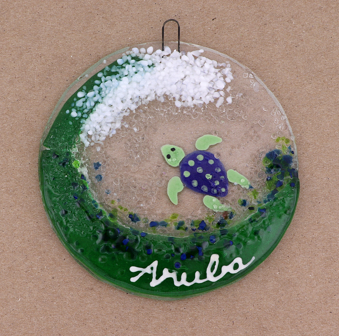 Buy Hand Drawn Glass Sun Ray Catcher - Turtle at Kay's Fine Jewelry