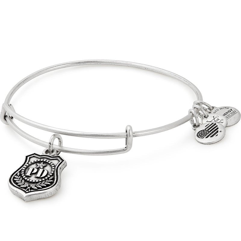 ALEX AND ANI Law Enforcement Charm Bangle