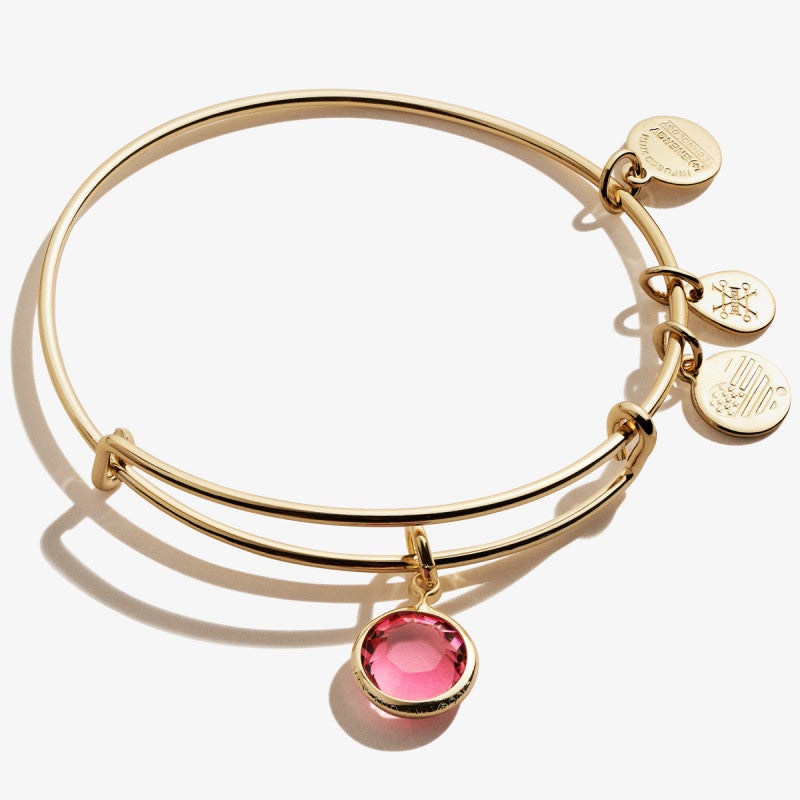 Buy ALEX AND ANI Rose Birthstone Charm Bangle, October at Kay's Fine Jewelry
