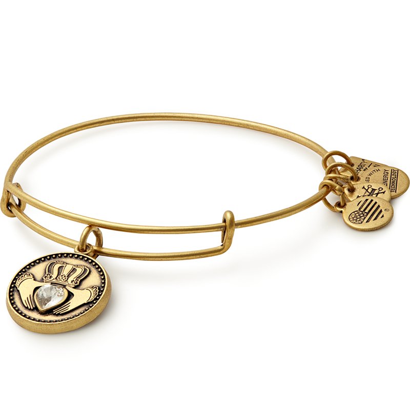 ALEX AND ANI Claddagh Charm Bangle Not Net
