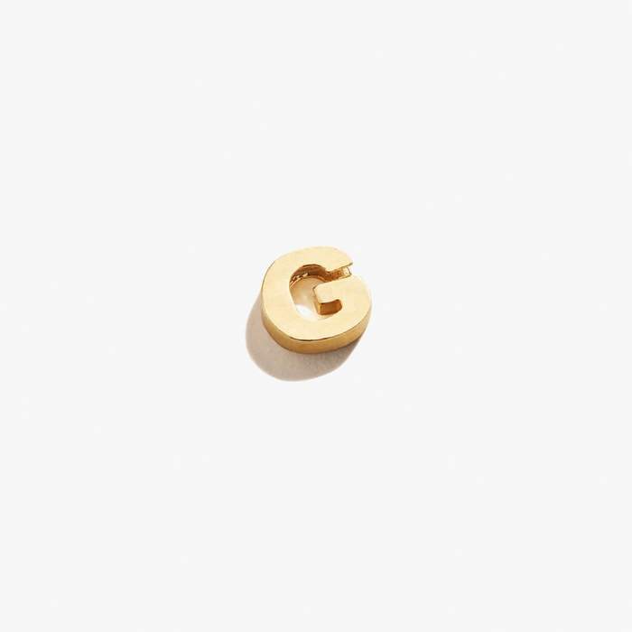 ALEX AND ANI Create Your Own - Initial G Slider Charm Not Net