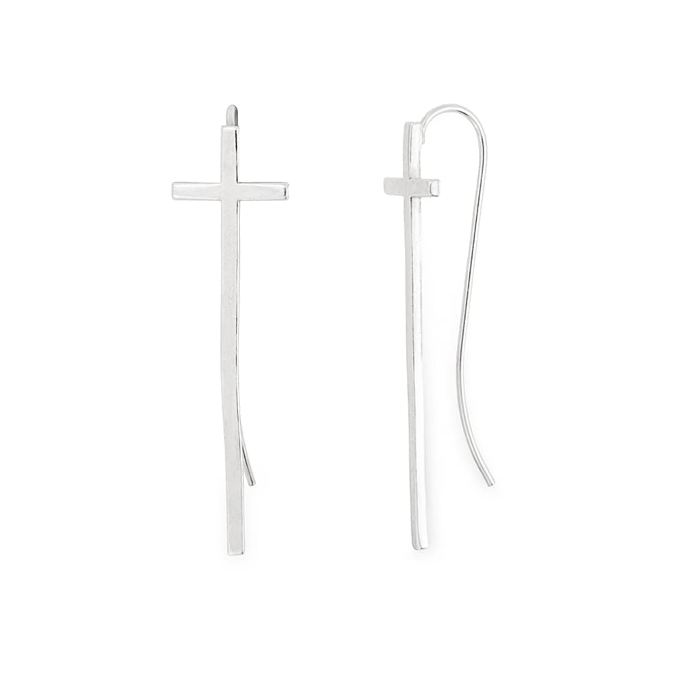 ALEX AND ANI Cross Earrings Not Net