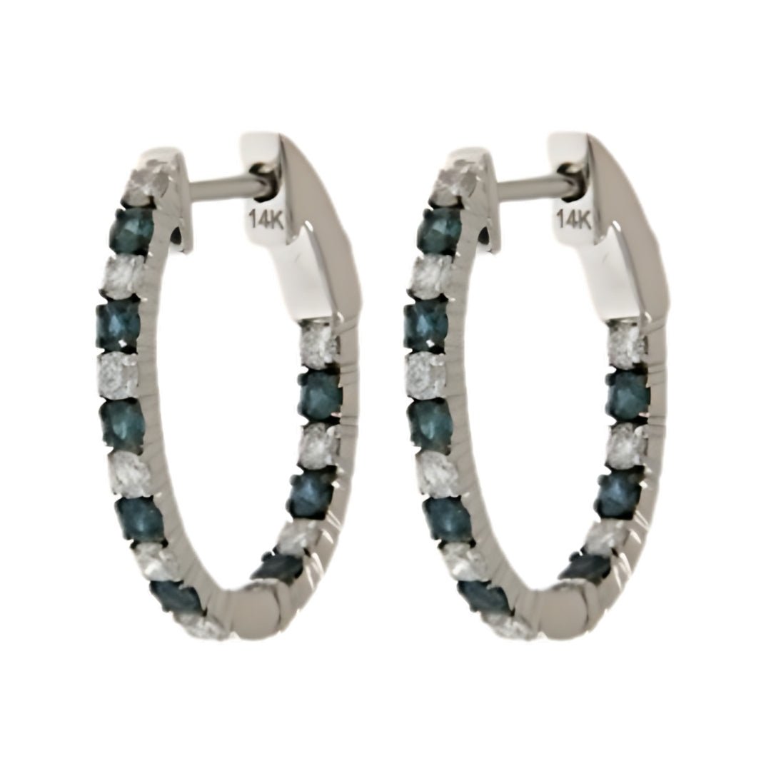 Alexandrite Earrings (Alexandrite 0.34 cts. White Diamond 0.33 cts.) Not Net