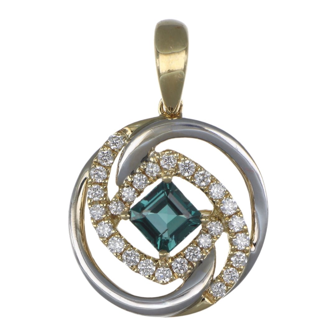 Alexandrite Pendant (Alexandrite 0.48 cts. White Diamond 0.19 cts.) Not Net