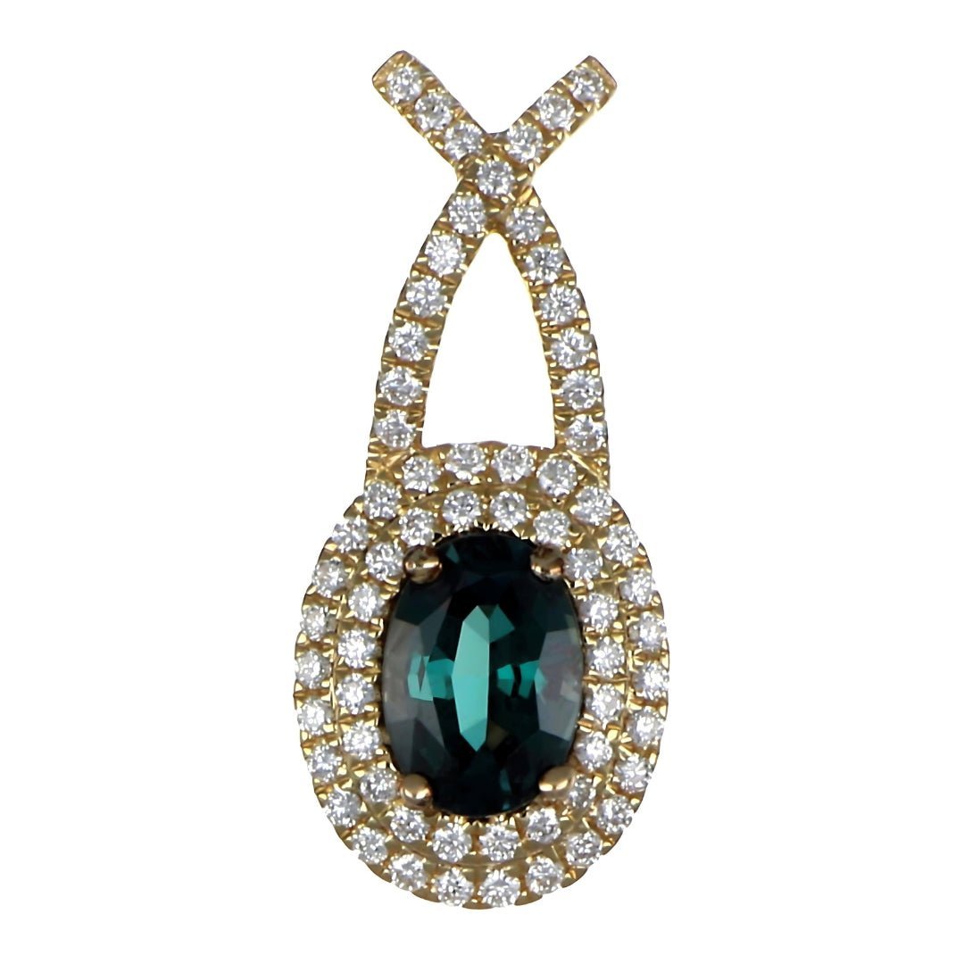 Alexandrite Pendant (Alexandrite 0.49 cts. White Diamond 0.16 cts.) Not Net