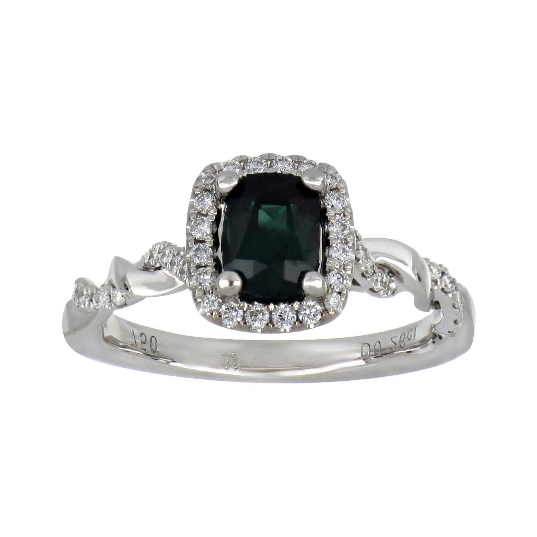Alexandrite Ring (Alexandrite 1.06 cts. White Diamond 0.26 cts.) Not Net