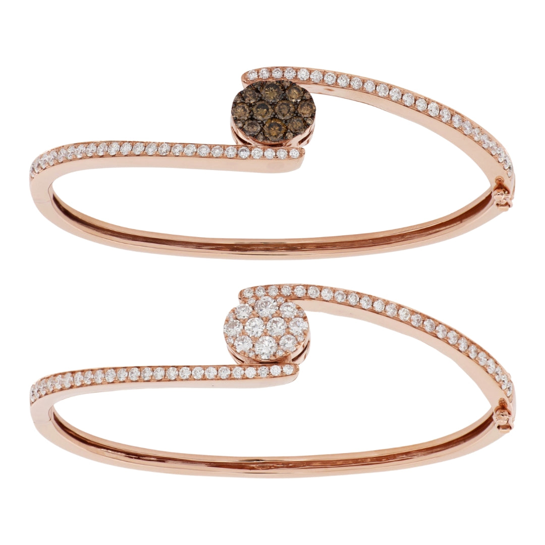 Brown Diamond Bangle (Brown Diamond 0.82 cts. White Diamond 0.95 cts.)