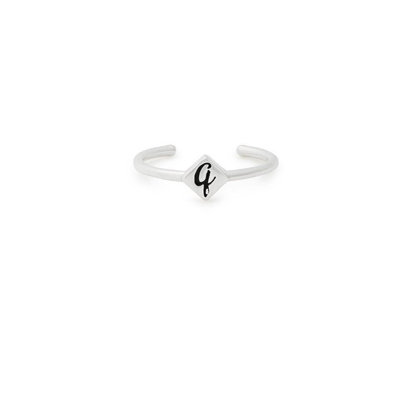 Buy ALEX AND ANI initial Q Adjustable Ring at Kay's Fine Jewelry