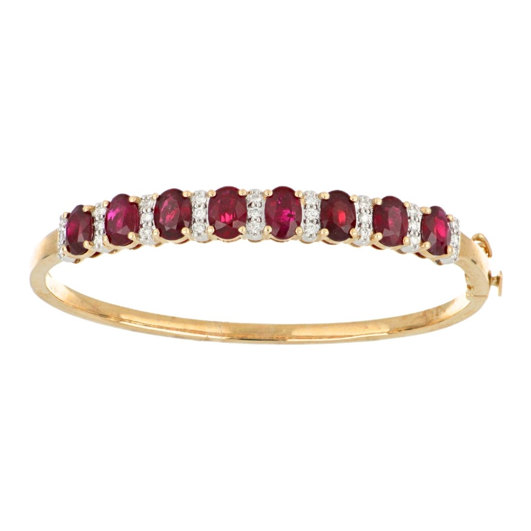 Ruby Bangle (Ruby 7.46 cts. White Diamond 0.44 cts.) Not Net