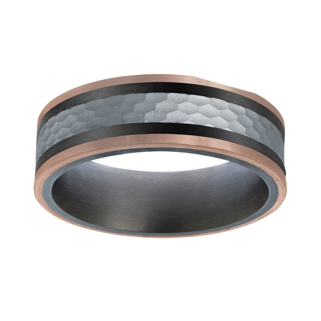 Tantalum, Carbon Fiber Gold Men's Ring – Kay's Fine Jewelry