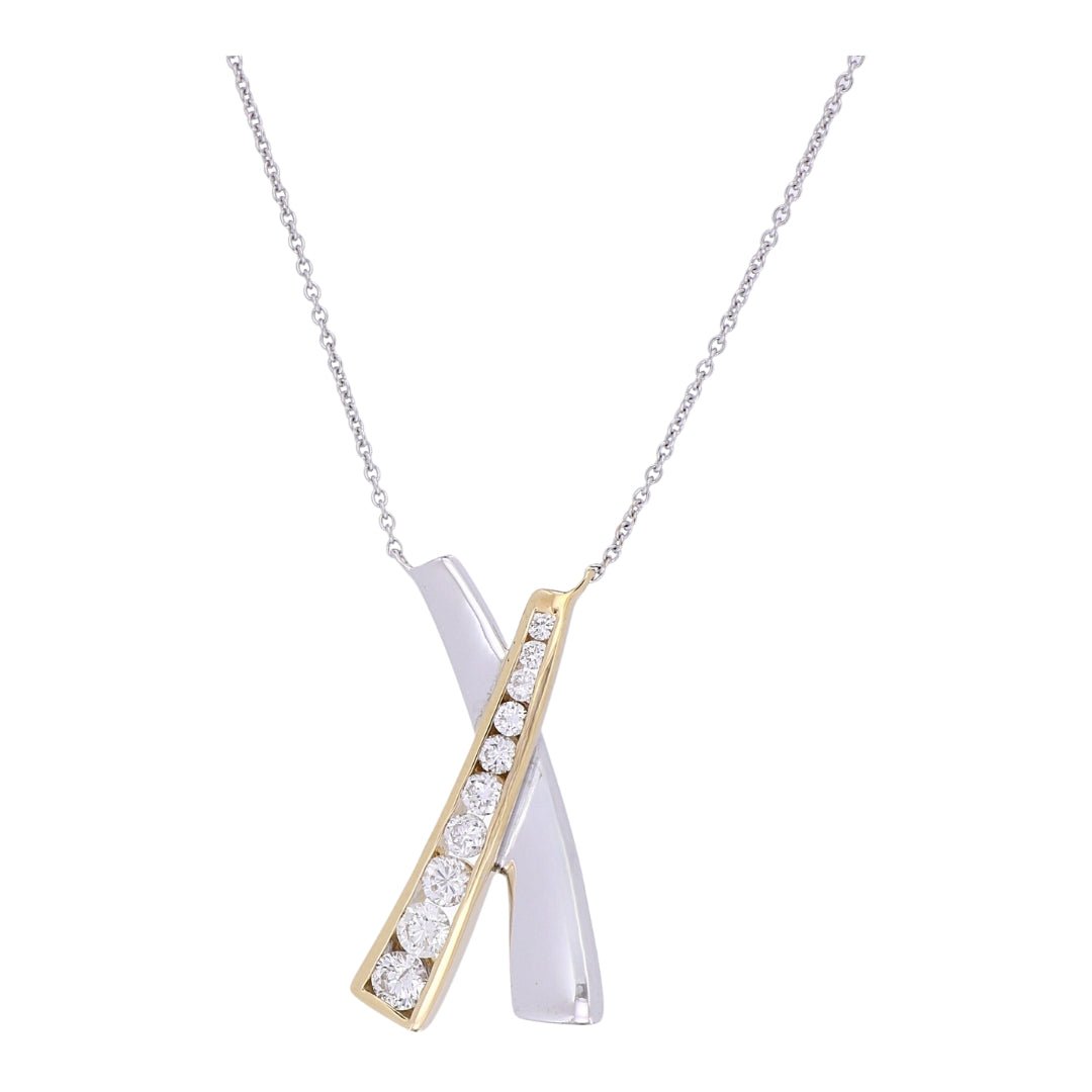 White Diamond Necklace (White Diamond 0.52 cts.) Not Net