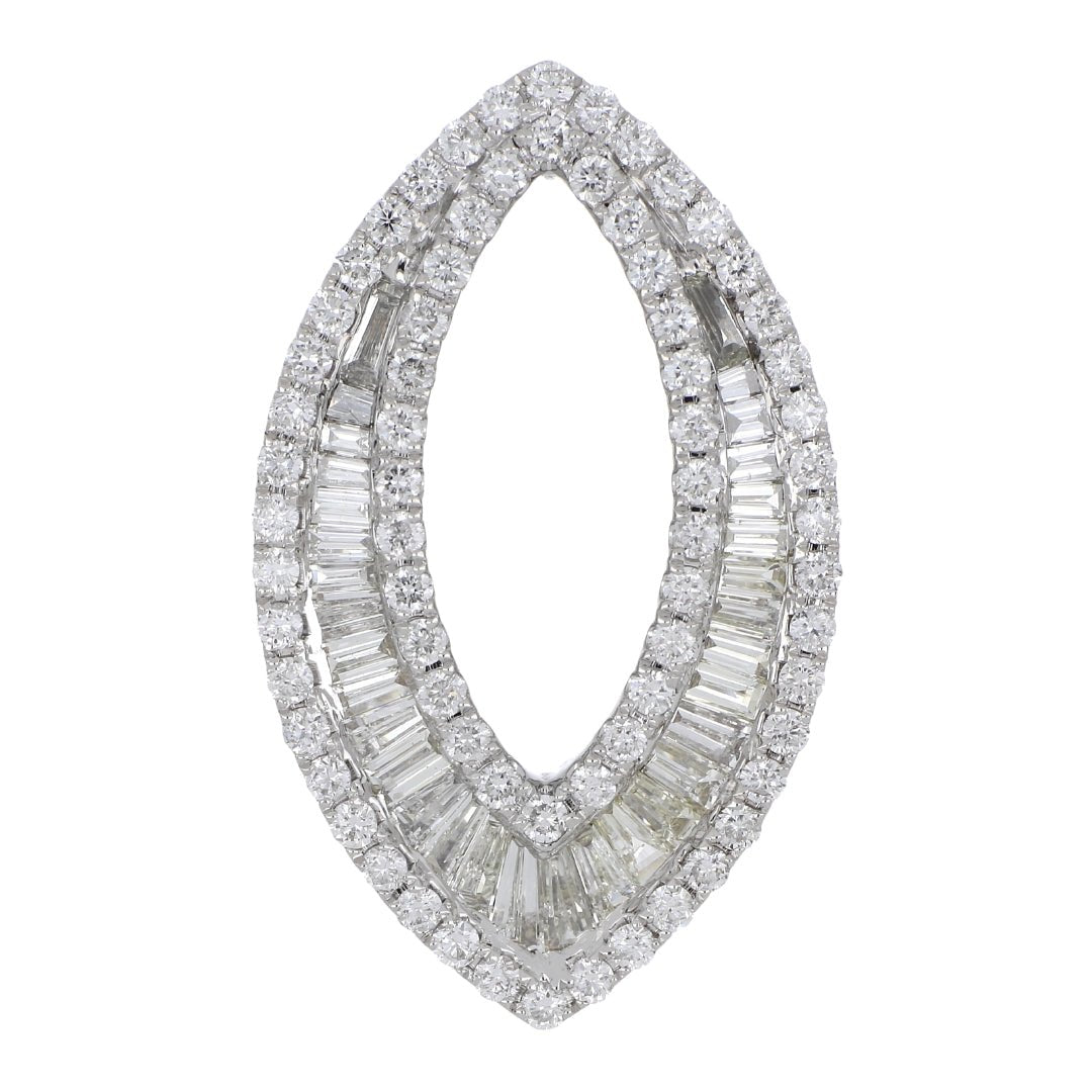 White Diamond Pendant (White Diamond 0.71 cts. White Diamond 0.9 cts.) Not Net