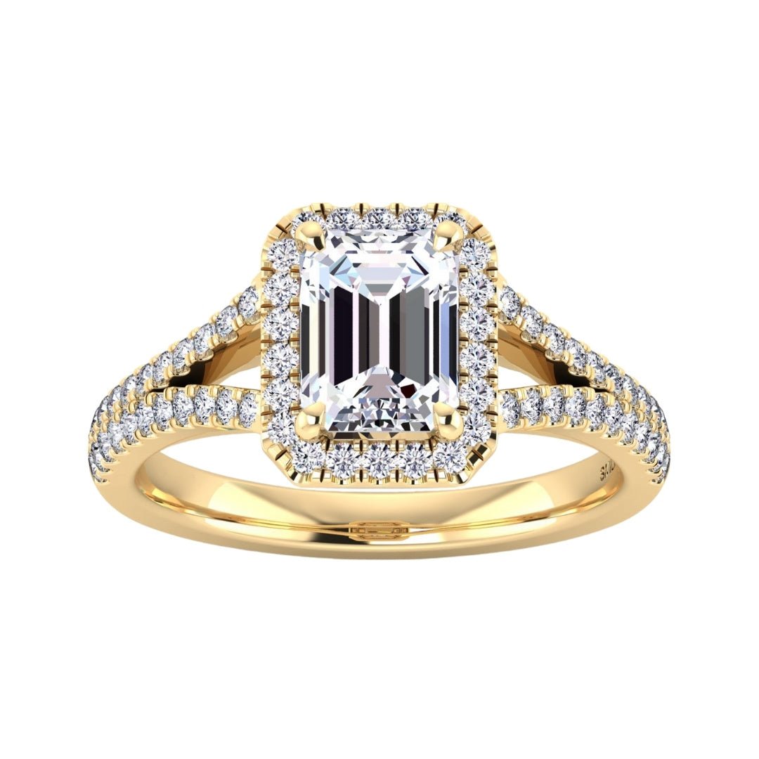 White Diamond Ring (Lab Grown White Diamond 1.51 cts. Lab Grown White Diamond 0.47 cts.) Not Net