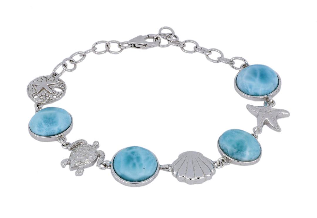 Larimar Sea Life Bracelet