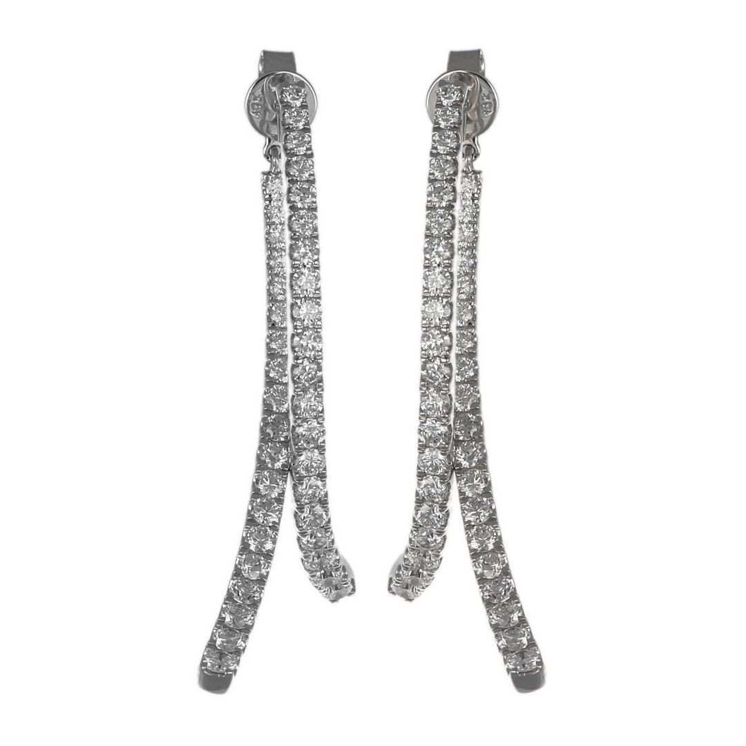 GROWNIQUE White Diamond Earrings (Lab Grown White Diamond 3.48 cts.)