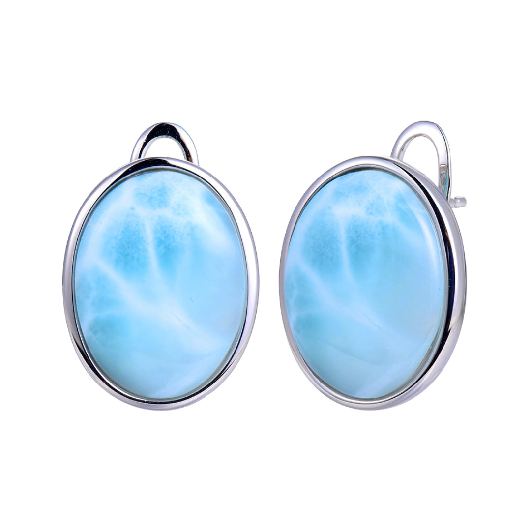 Larimar Earrings