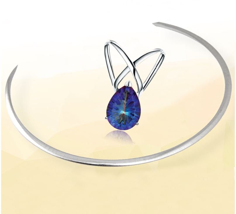 Buy 16" Discover Omega Reversible Necklace (Sterling Silver with Gold Plating) at Kay's Fine Jewelry