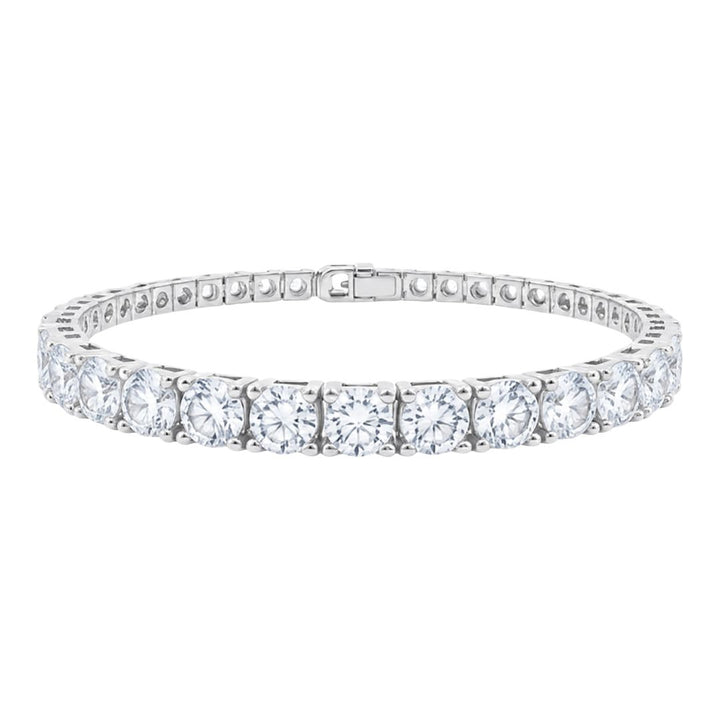 GROWNIQUE Lab-Grown  Diamond Tennis Bracelet – 20 / 22 Carat, 14KT Gold