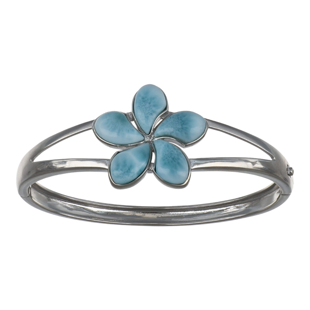 Larimar Flower Bangle