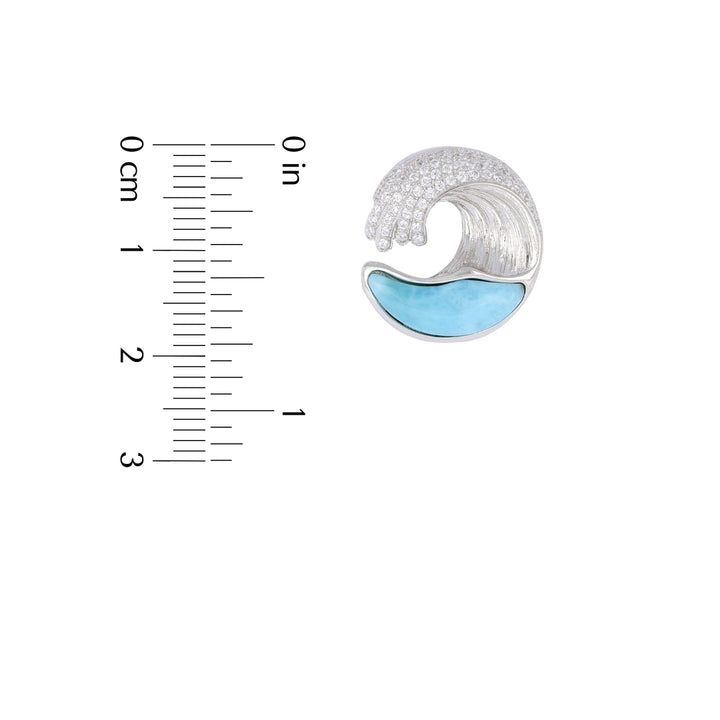 Larimar Pendant (Cubic Zirconia)