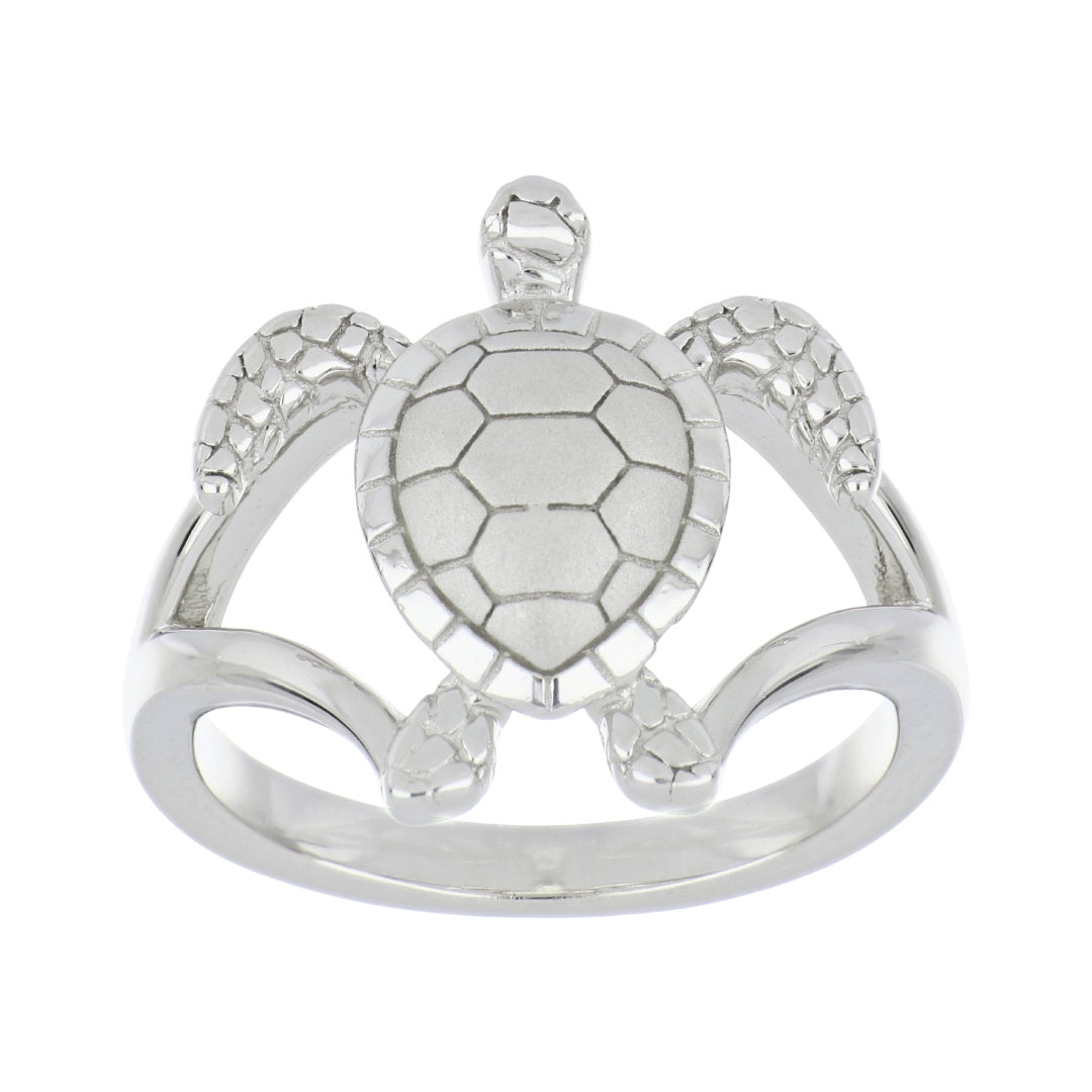 Sterling Silver Turtle Ring