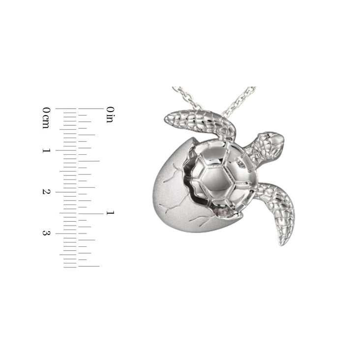 Sterling Silver Sea Turtle Pendant