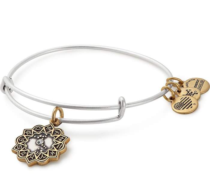 ALEX AND ANI Scorpio Zodiac Charm Bangle