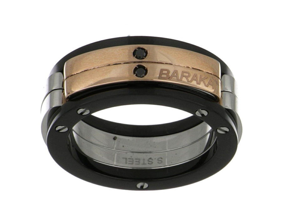 BARAKA Men's Ring (Black Diamond 0.03 cts.)