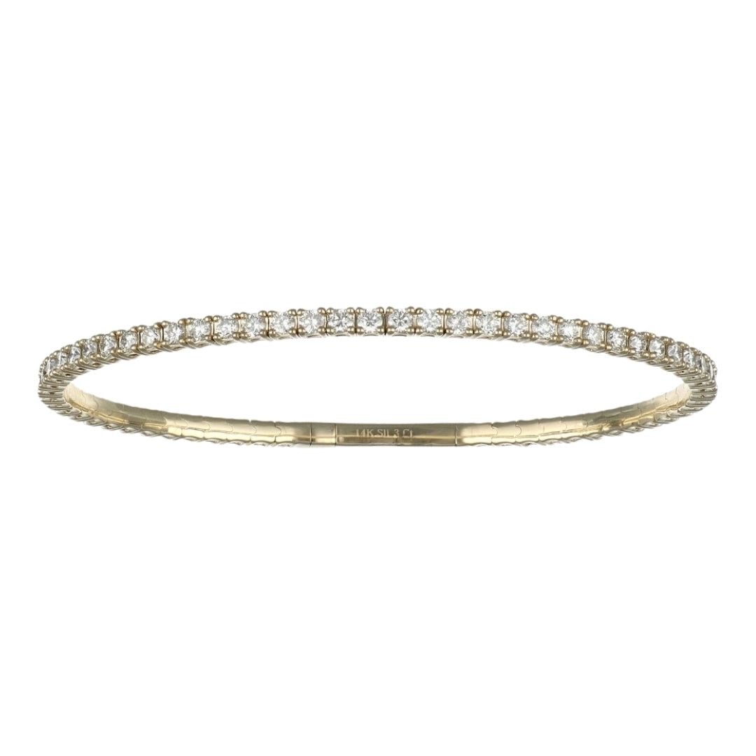 White Diamond Bangle (White Diamond 3.02 cts.)