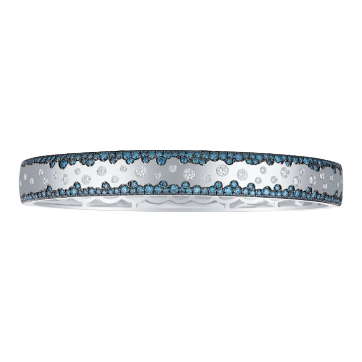 Blue Diamond Bangle (Blue Diamond 1.31 cts. White Diamond 0.34 cts.)