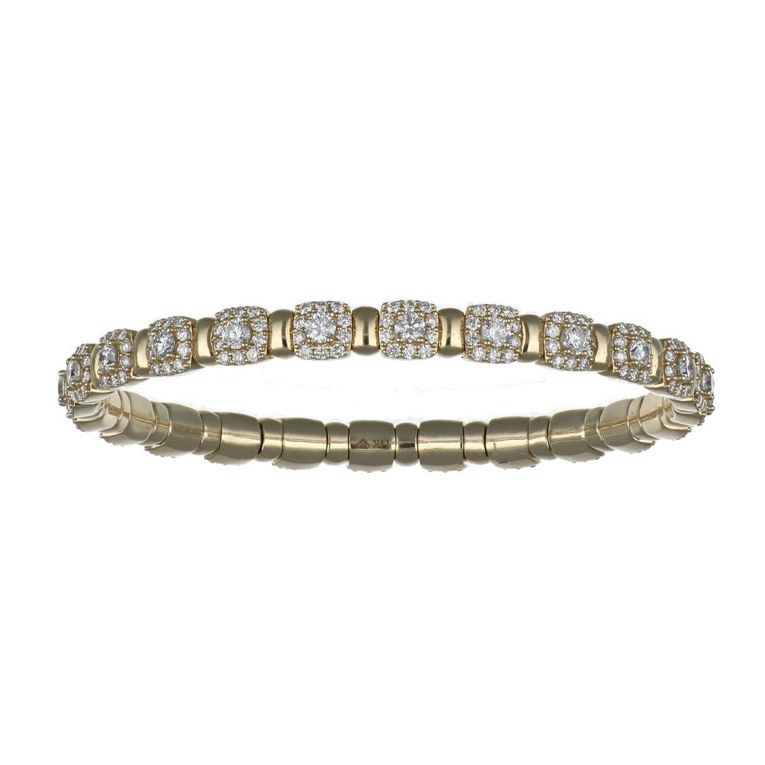 White Diamond Stretch Bracelet (White Diamond 4.53 cts.)