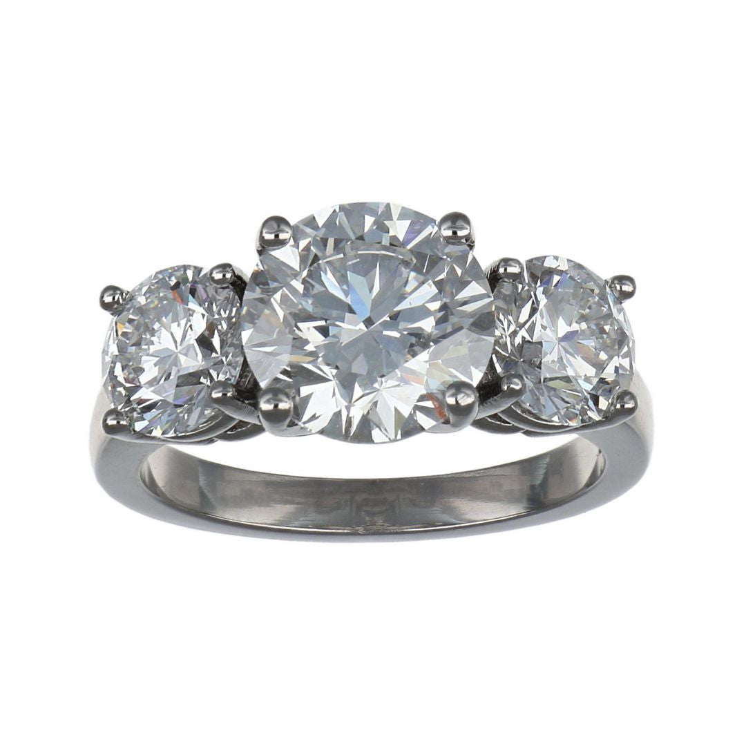GROWNIQUE White Diamond Ring (Lab Grown White Diamond 5.06 cts.)
